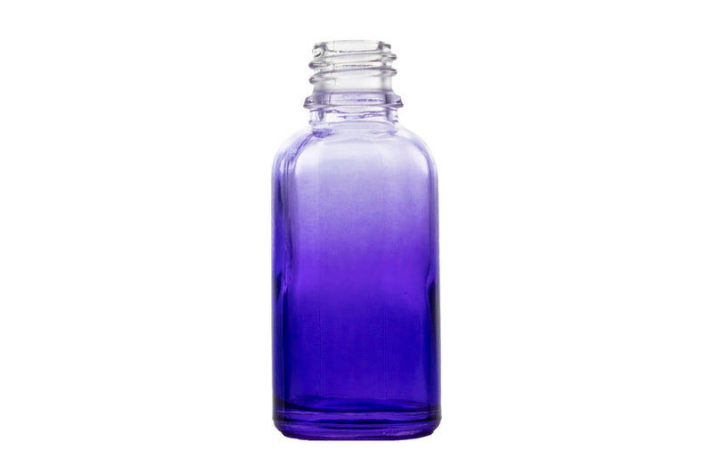 30ml Gradient Purple Euro Round Glass Bottle