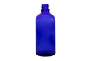 100ml Blue Euro Round Glass Bottle