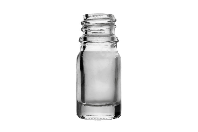 5ml Clear Euro Round Glass Bottle